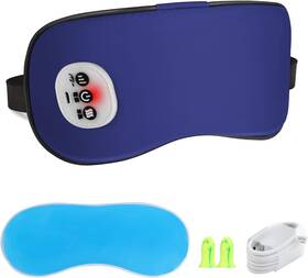 Sandking 313048461406 Cordless Heated Eye Massager With Cooling Pad Vibrating Heating Sleeping Ma