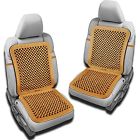 Se34 Accessories Pair Natural Beaded Convenient Massage Cushion 716669916490
