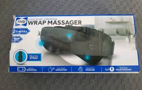 Sealy Sl-hw-ma-112-bk New Vibrating Foldable Hands-free Total Body Wrap Massager