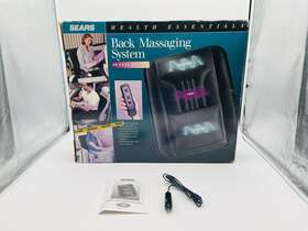 4503 Sears Health Essentials Back Massaging System With Heat Home Office Car Works