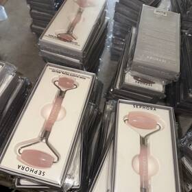 2600039 Sephora Rose Quartz Double-ended Facial Massage Roller Bulk Lot 100