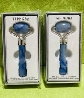 Sephora 378872196631 2 Of Mini Blue Aventurine Facial Roller. New In Box