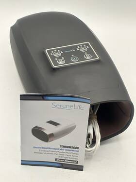 Slhndmsg685 Serenelife Electric Hand Massager With Compression And Heat 5 Modes Levels
