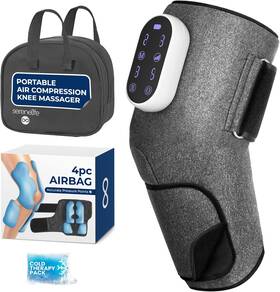 Slknmsg14 Serenelife Air Compression Knee Massager For Pain Relief And Therapy Open Box