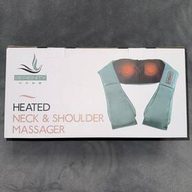 Ser-402-wtbl Serenity Home Heated Neck And Shoulder Massager - Deep Tissue Shiatsu New In Box