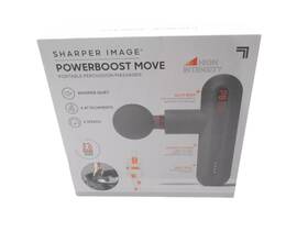 1014502 Sharper Image Powerboost Move Massage Gun - Buy Here Inc 8921