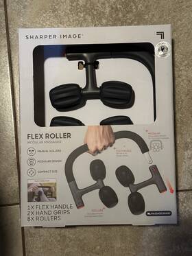 1016013 Sharper Image Flex Roller Modular Massager - 8 Rollers