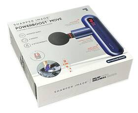 Attachments-4sp Sharper Image 1016108 Powerboost Move-mini Percussion Massage Gun 4 New