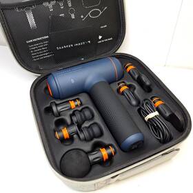 1016109 Sharper Image Massage Gun Deep Tissue Massager Handheld Tool Muscle Recovery And Pain