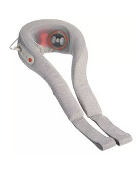 1016969 Sharper Image Realtouch Shiatsu Neck Massager - Compact Heated Travel Ready