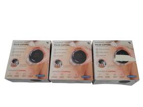 1018359 Sharper Image Lot Of 3 Pulse Cupping Multifunction Massager - Free Shipping