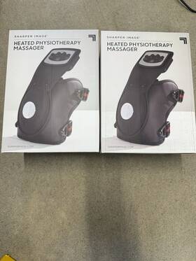 20547101 Sharper Image Heated Physiotherapy Massager For Shoulder Elbow And Knee New