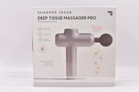 2314531 Sharper Image Deep Tissue Massager Pro Percussion Device Grey