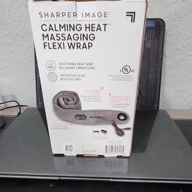 2537fks-lm1224 Sharper Image Calming Heat Massaging Flexi Wrap Heated Weighted For Arms Legs N