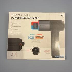 3333009 Sharper Image Enb Power Percussion Pro Hot And Cold Massage Gun 6 Speeds Black
