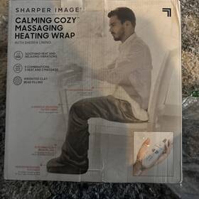 Sharper Image 740275056646 Calming Cozy By Personal Heating Wrap -new Open Box