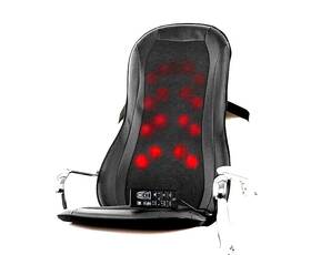 Sharper Image 810022140727 Shiatsu Back Massage Seat Cushion Vibrating Rolling Kneading Heating 169 Euc