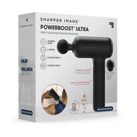Sharper Image 840397510726 Powerboost Ultra Deep Tissue Percussion Massager