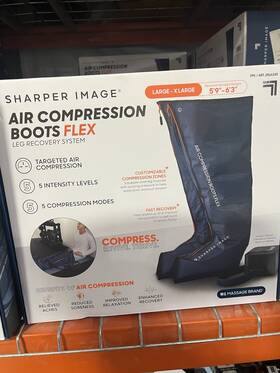 Sharper Image 840397515233 Air Compression Boots Flex Large/xlarge - New-open Box
