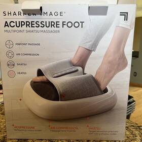 Sharper Image 843479126969 Imagesharper Acupressure Foot Multipoint Shiatsu Massager Used