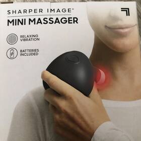 Sharper Image 843479153132 Mini Massager. Relaxing Vibration New