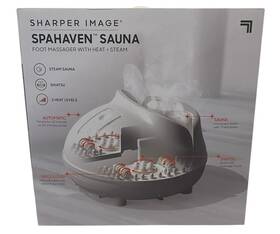 Sharper Image 843479155648 Spahaven Sauna Foot Massager With Heat And Steam Nib 249