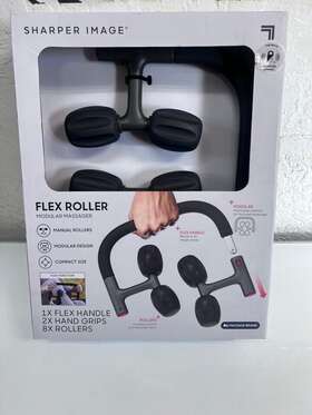 Sharper Image 843479169799 Flex Roller Modular Massager With Manual Rollers