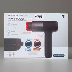 Sharper Image 843479187892 Powerboost Pro . Hot Cold Percussion Massager Ice Heat Therapy