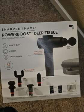 85613888 Sharper Image Powerboost Deep Tissue Massager