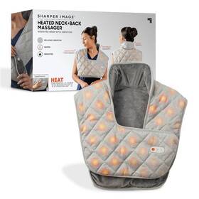 89621760 Sharper Image Neck And Back Heat Electric Massage Body Wrap