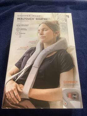 90644078 Sharper Image Realtouch Neck Shoulder Cordless Deep Tissue Massager