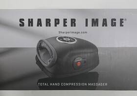 Fr-y18g Sharper Image Total Hand Compression Massager Cordless Rechargeable Heat Tested