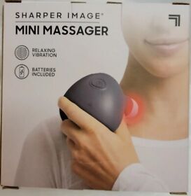 Sharper Image Mini Vibration Massager Compact With Light Up Led Glow Nodes