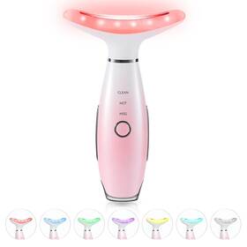 Shenzhen Aozemei Technology Co. Ltd 759549803077 7 Color Neck Face Massager - Facial Tool For Skin Care At Home Vibrati