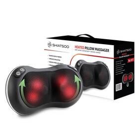 Shi-33 Shiatsoo Neck Back And Lower Massager With Heat Shiatsu Heated Pillow