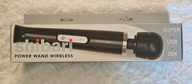 Sw-1881 Shibari New Power Wand Wireless Massager 28x Multi-speed Usb Rechargeable- Black