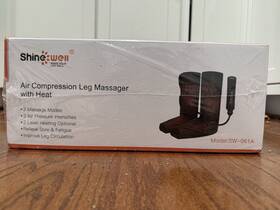 Sw-061a Shine Well Air Compressor Leg Massager With Heat New