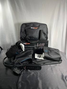 Sw-079a Shinewell Black Electric Air Compression Leg Massager With Heat