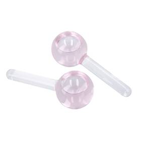 Bd3623515 Shop Lc Set Of 2 Pink Facial Massage Ice Globes Face Massager Skin Care Gifts
