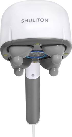 Yk-301 Shulton Shuliton Four Heads Massager Handheld Negative Ion 4 Head Deep Tissue Neck Back