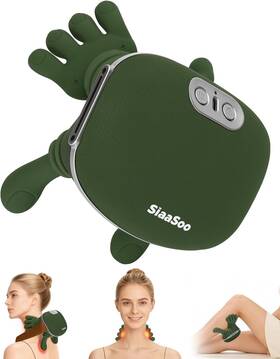 Siaasoo 974072480463 Neck And Shoulder Massager Heat 2025 Green N7 Simulated Hand New Open Box