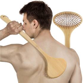 Us037-ty Sihaso Bamboo Oversize Curved Back Scratcher - Large 104 Wooden Points Provid