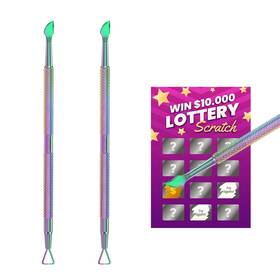Yg00705 Sinikorya Colorful Double-end Ultimate Scratchmaster Lottery Label Scraper For Flawless