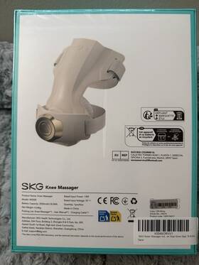 Skg 404074 Ws500 Knee Massager Heated Kneading Rechargeable Off-white