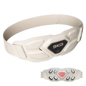 Skg 944527441653 Lower Back Massager For Pain Relief Adjustable Cordless Heating Pad Infrared