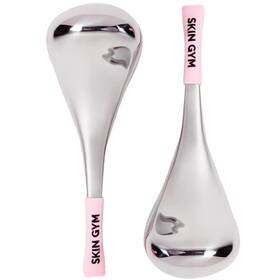 Skin Gym 850044565849 Cryo-ice Massage Sticks Stainless Steel Cooling Face Roller For Puffiness C