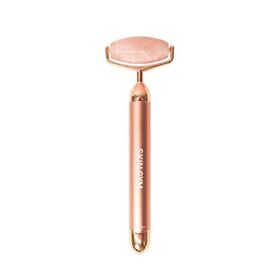 Skin Gym Rose Quartz Vibrating Lift And Contour Beauty Facial Roller Massager