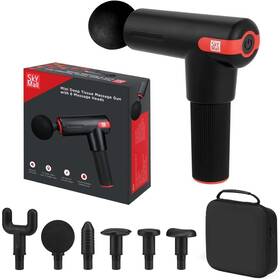 Skymall 843812162852 Deep Tissue Massage Gun Compact Electric Percussion Muscle Massager