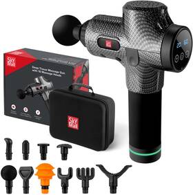 Skymg6bcf10 Skymall Deep Tissue Massage Gun Compact Electric Percussion Muscle Massager