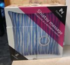 Sl5-stb Cushion Premium Pale Blue Stripes Shiatsu Massage Decor Pillow With